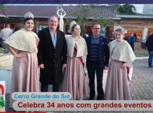 Cerro Grande do Sul promove festa em comemoração ao aniversário de 34 anos do município